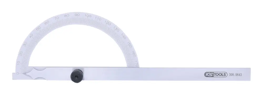 Expressversand KS Tools Winkelgradmesser mit offenen Bogen, 300 mm