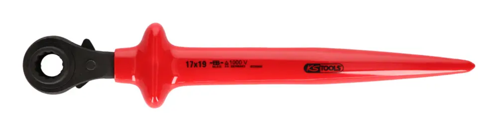 KS Tools Zahnradknarre mit Schutzisolierung, 19 x 24 Nur Für Kurze Zeit