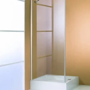 Heißes Angebot Hüppe 501 Design pure Seitenwand für Pendeltür Silber matt Grau getönt - 700mm / 2000mm