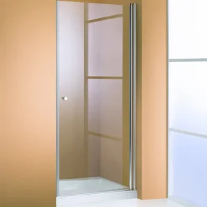 Beliebt Hüppe 501 Design pure Schwingtür Silber matt Klarglas mit Anti-Plaque - 800mm / 1900mm