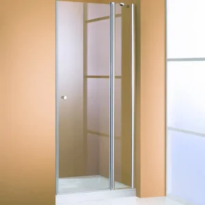 Beliebt Hüppe 501 Design pure Schwingtür mit festen Segmenten Chromglanz Bronze getönt - 800mm / 1900mm