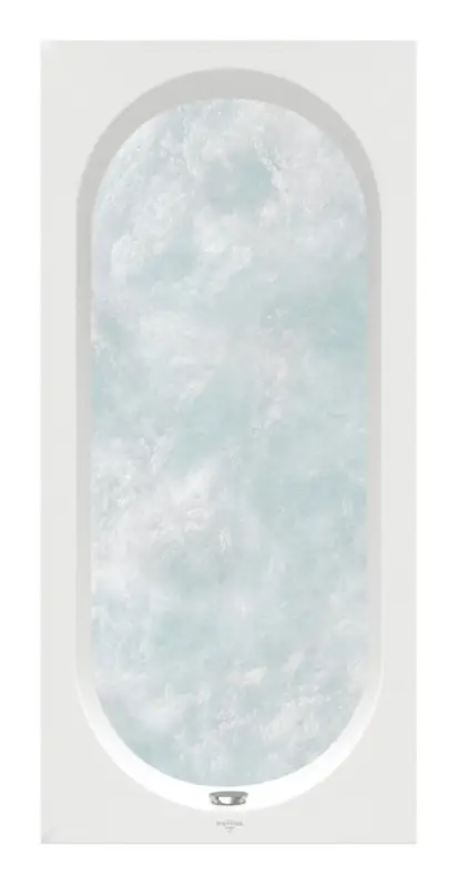 Villeroy & Boch Oberon Rechteck-Whirlpool Combipool Entry (CE) mit Multiplex Trio (Wasserzulauf) Technik Position 1 1600 x 750 x 450 mm - Weiß Alpin Top-Angebot