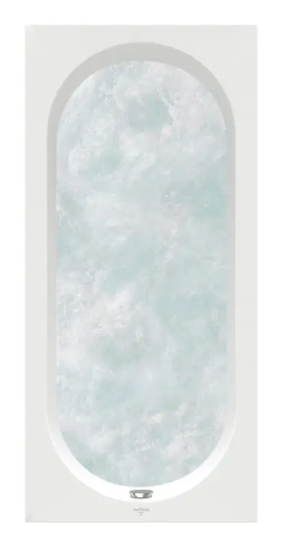 Beliebt Villeroy & Boch Oberon Rechteck-Whirlpool Airpool Comfort (AC) 1700 x 700 x 475 mm - Weiß Alpin