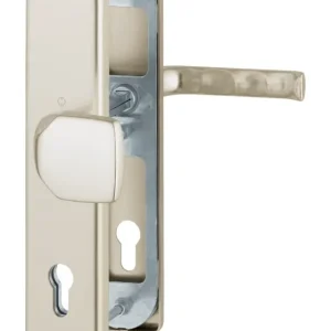 Mega-Angebot Hoppe London Aluminium-Schutz-Langschild-Wechsel-Garnitur 61G/2221/2210/113, Profilzylinder, für Außen-/Wohnungsabschluss-Türen (67-72 mm) - neusilberfarben