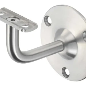 KWS 4574 Handlaufstütze 80 mm Rosette für 75 mm Wandabstand Preisreduziert