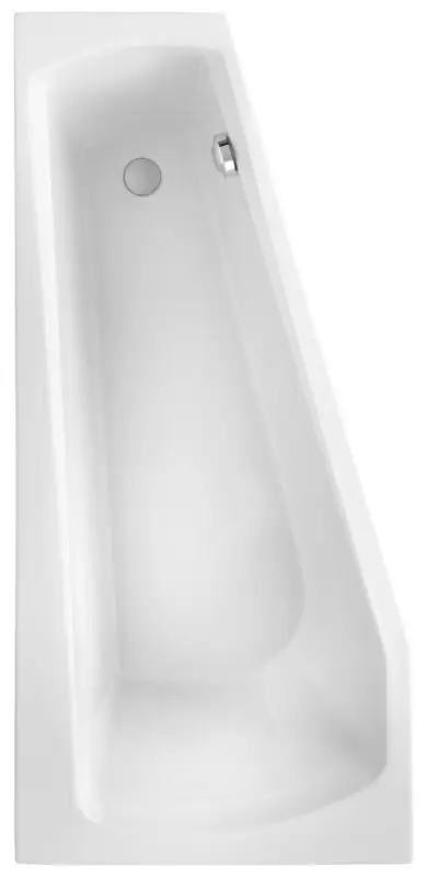 Letzte Chance Ottofond Bahia Raumsparbadewanne Modell B 1600 x 750 mm Links Weiß