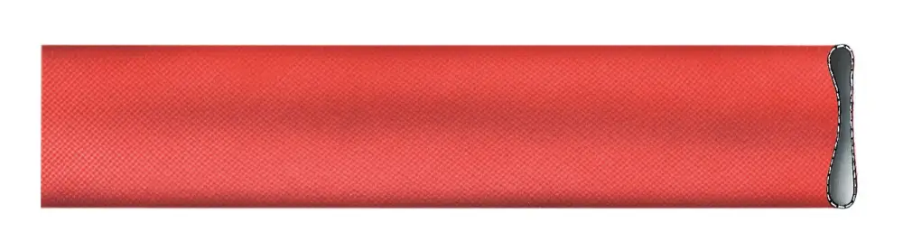 Markenprodukt Teguma Pyroflat/rot 102 mm Feuerwehrschlauch, rot beschichtet(Verpackungseinheit: 20Meter)