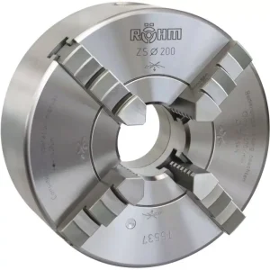 RÖHM-Vierbacken Drehfutter DM 250, Kegel 8, DIN 55029Stahlkörper, Camlock Neue Ware