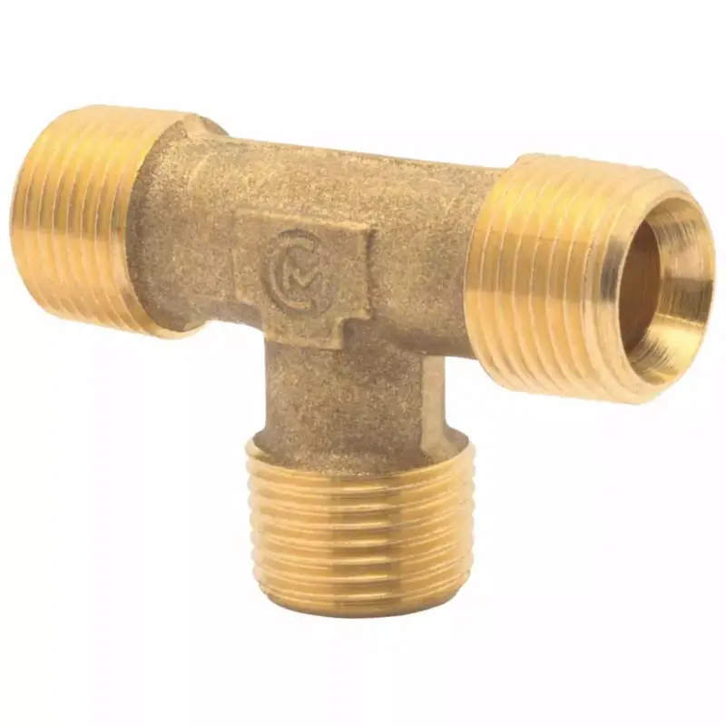 T-Stück AG 3/8', Messing Neu