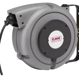 Autom. Kabel-/Luftaufroller ZECA 'TWIN REEL' 7410 CT, 7 Meter, 4x1,0 mm² + 4x6 mm, IP 42(1,5 Meter Zuleitung, ohne Stecker und Kupplung) Saisonangebot