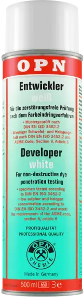 Eindring-Rissprüfsystem, Entwickler weiss, 500 ml Dose, 937003 Angebot