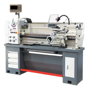 Angebot Universal-Drehmaschine PROFI 1000/180 Ninkl. 3-Achs-Positionsanzeige inkl. RÖHM-Drehfutterinkl. Schnellwechsel-Stahlhalter 'Set', System Multifixmit elektromagnetischer MotorbremseBetriebsbereit: inkl. Ölfüllung , entkonserviert (entfettet), komplett montiert und Probelauf durchgeführt