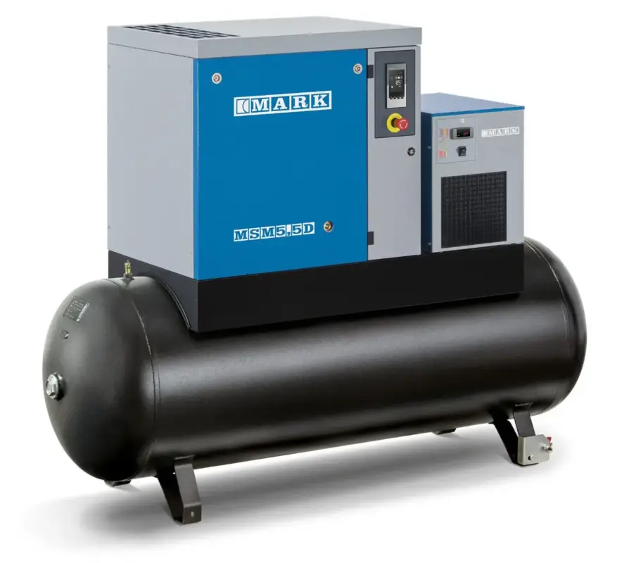 MARK-Schraubenkompressor MSM MAXI11 D - 270/10bar - AD 2000 mit Trockner und Steuerung ES4000 ConnectACHTUNG:* beiliegend Broschüre 'Aufstellungsbedingungen' beachten!!!* Inbetriebsetzungsprotokoll muss ausgefüllt an ELMAG retourniert werdenz.B. per Email an office@elmag.at Meistverkauft