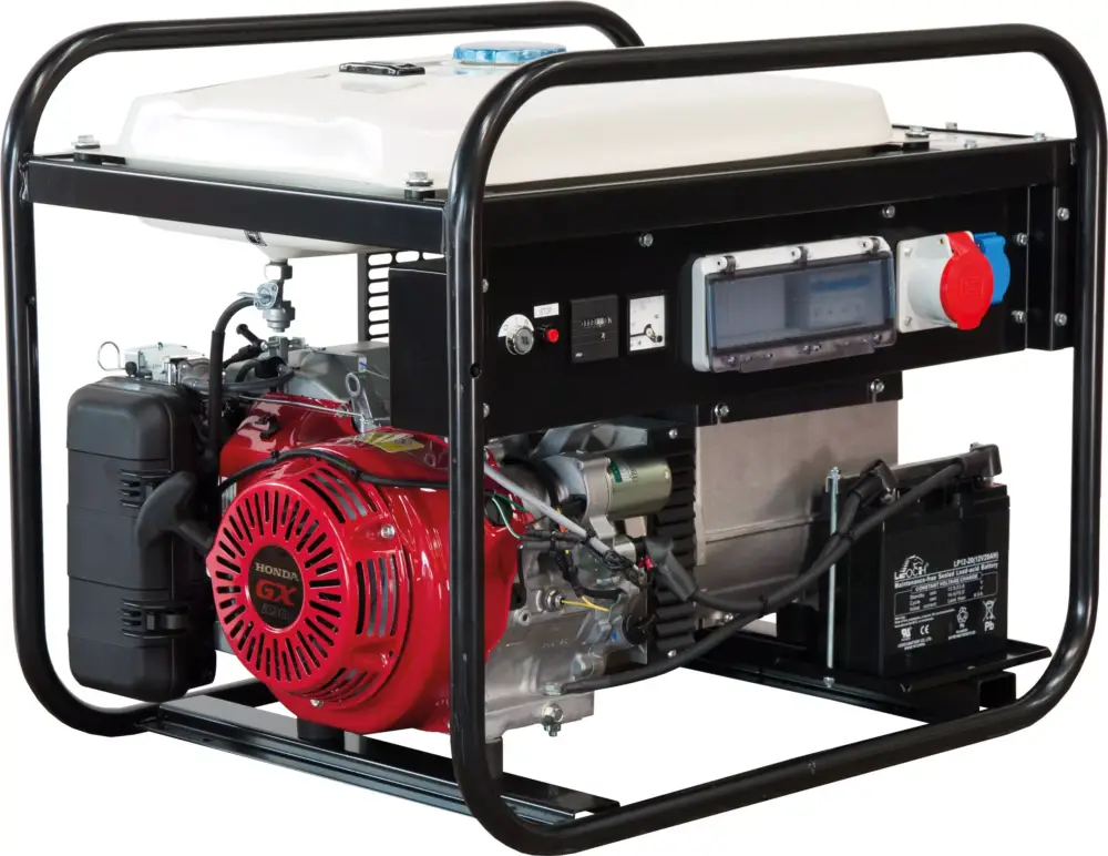 Stromerzeuger SEBS 7500WD/25-AVR mit HONDA-Motor GX390 mit Großtank, erhöhte Schieflastfähigkeit und AVR-Regelung (semi-schallgedämmt) Kracherpreis