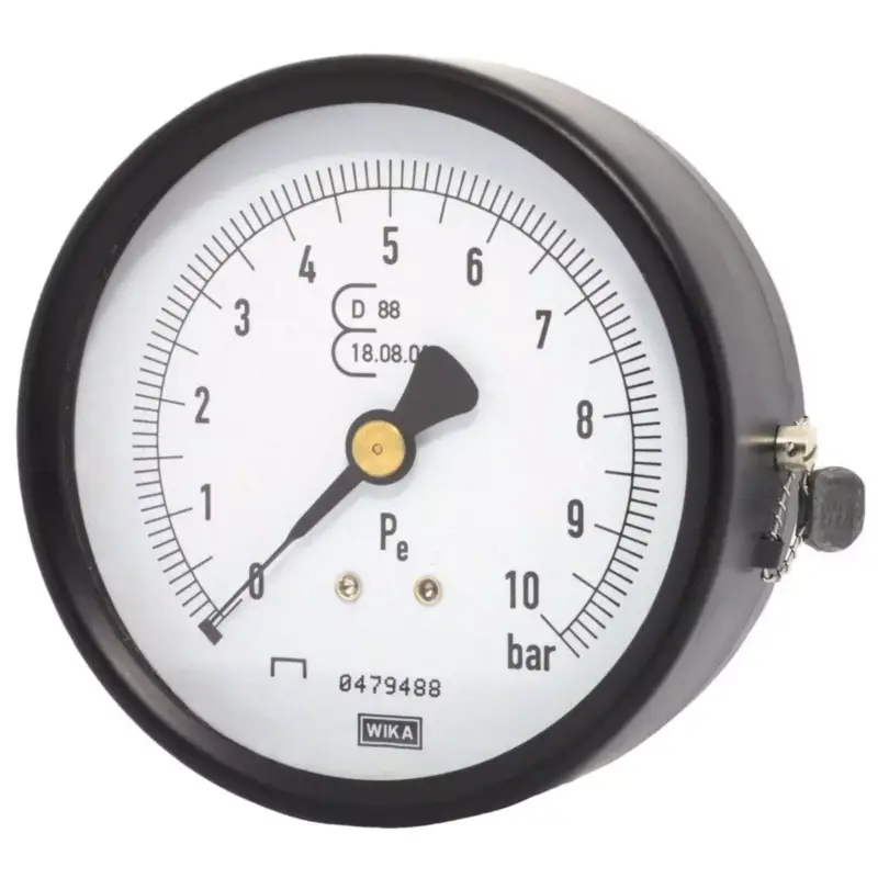 Druckmanometer 0-10 bar Ø 63 mm, Ø 1/4' Außengewinde unten1 Stk. Packung - SB Neue Kollektion