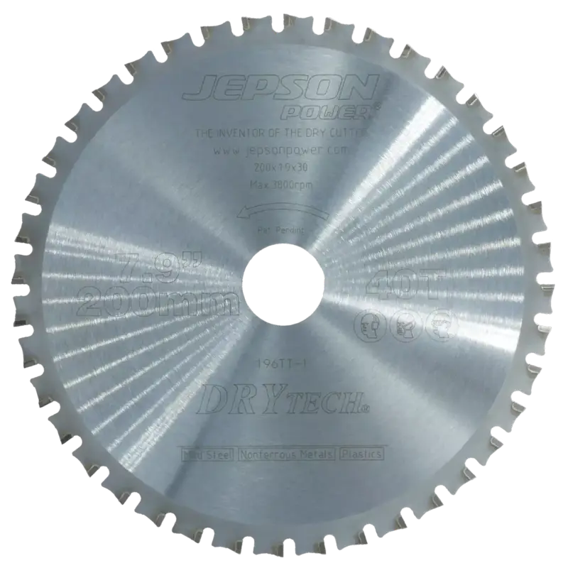 Jepson Power HM-Sägeblatt THT 200x1,90x30 mm, 40 Zähneinkl. Red.-Ringe 30/25, 30/20, 30/16mm Nur Heute