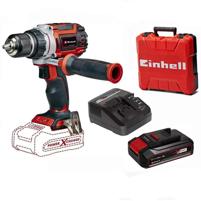 Einhell Professional Akku-Bohrschrauber TP-CD 18/60 Li BL - 18V Akku 2.5 Ah, Ladegerät, Koffer Heißes Angebot