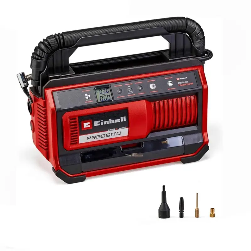 Abverkauf Einhell Akku-Kompressor Pressito 18/25 Solo 18V mit Zubehör
