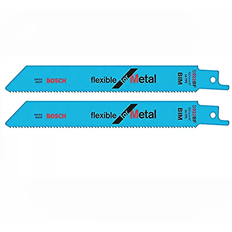 Schneller Versand BOSCH Säbelsägeblatt S922BF f150 mm ür Metall 2er Pack