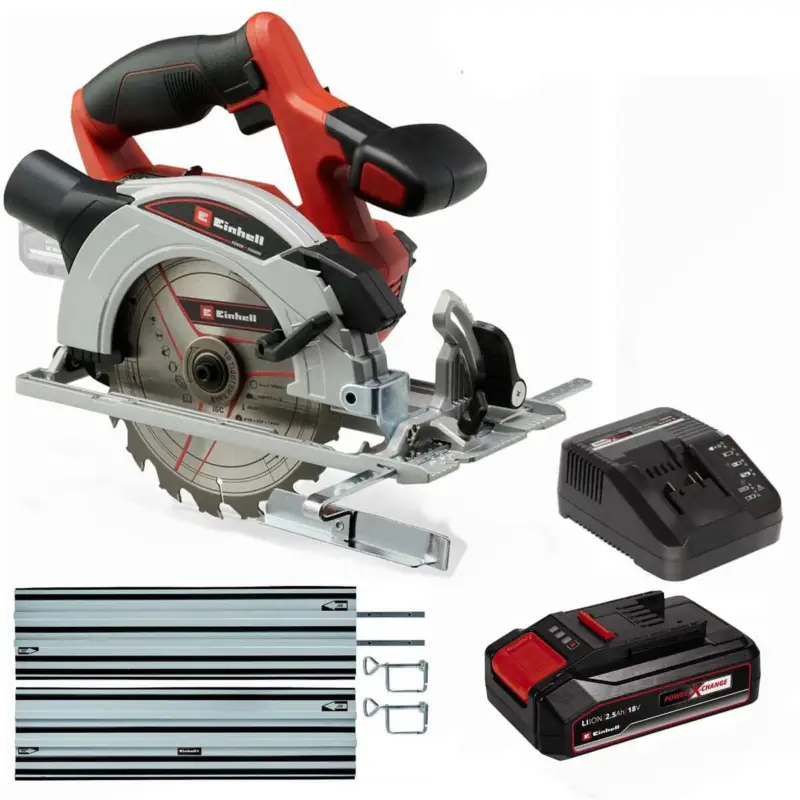 Jetzt Kaufen Einhell Akku Handkreissäge TE-CS 18/150 Li - 18V mit Akku 2.5 Ah,Schiene
