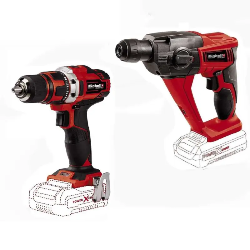Einhell Akku-Bohrhammer TE-HD + Bohrschrauber TE-CD 18/40 18V Sonderaktion