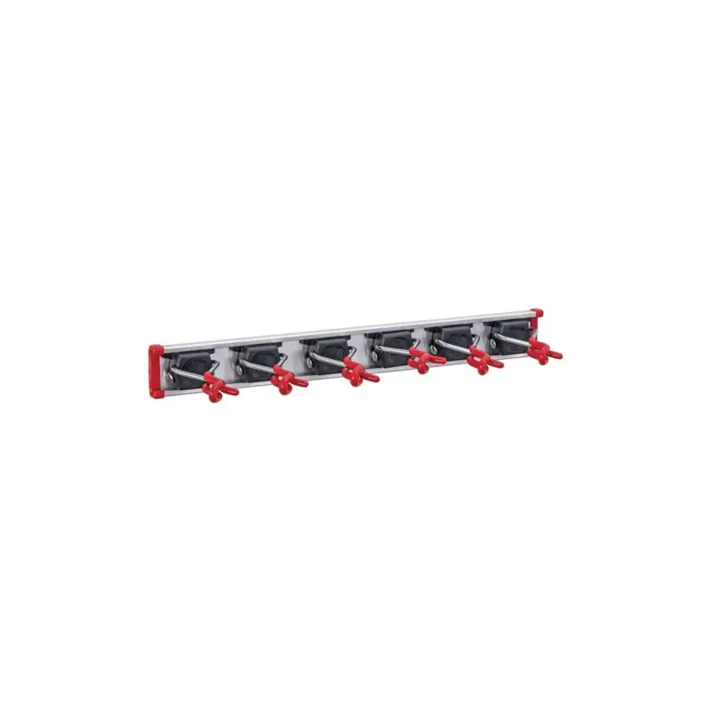 Saisonangebot Bruns Gerätehalter Set mini Länge 0,5 m Halter 6 Aluminium / Kunststoff