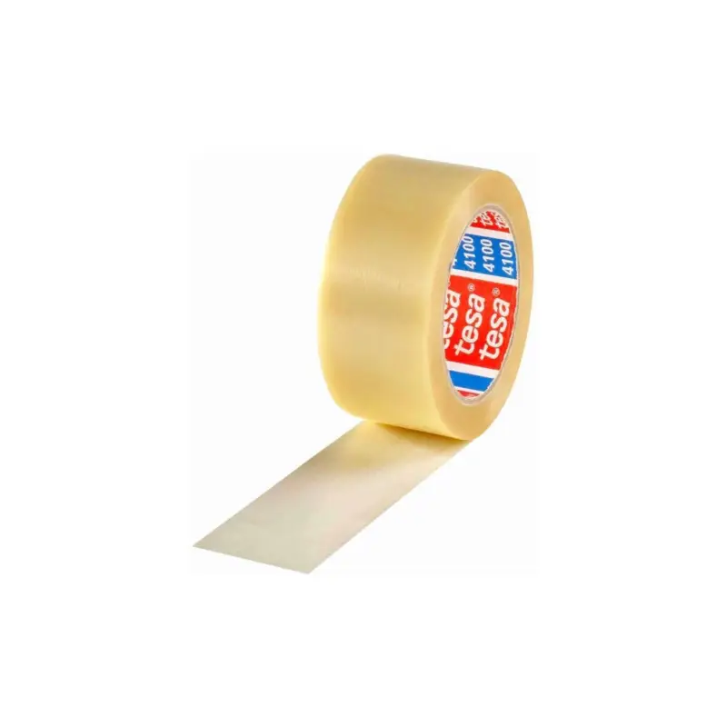 Aktuell Tesa Klebeband tesa 4100 Breite 50mm Länge 66m Stärke 65µ PVC transparent leise geprägt