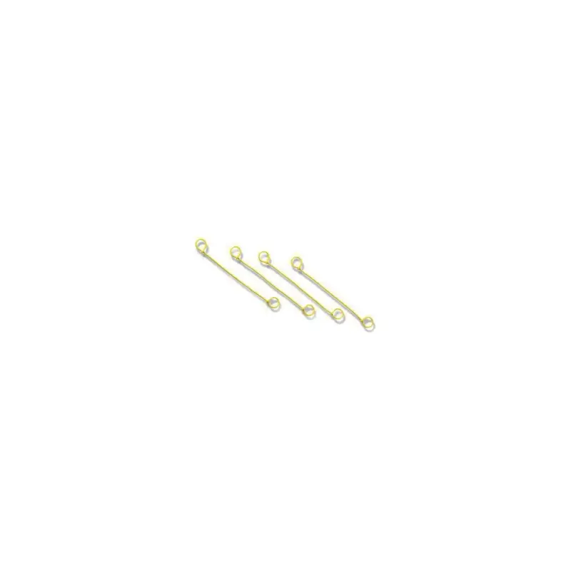 Preis Gesenkt Transpak Blitzbinder Länge 120mm Draht gelb