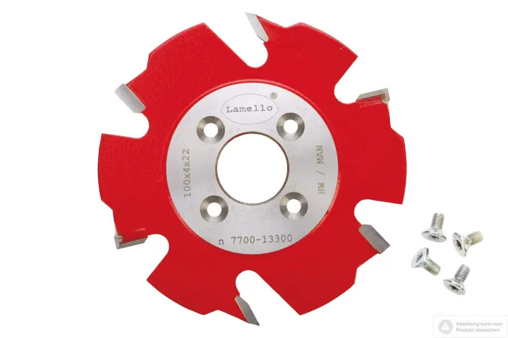 Preiswert Lamello Nutfräser mit Vorschneider, HW, Ø100x4xØ22 mm, Z2+V4, NL 4