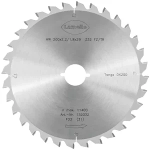 Lamello Tanga DX200 Sägeblatt, HW, Ø200x2.2xØ29 mm, Z32, mit Schnellspann-Aufnahme Markenware