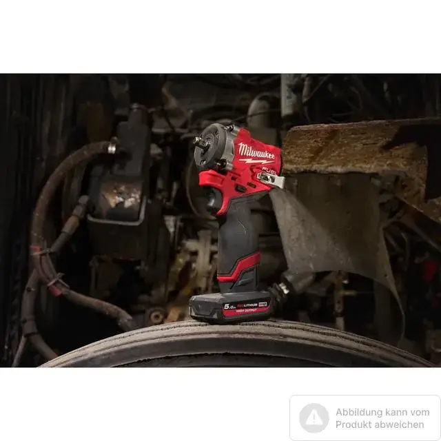 Billig Milwaukee Akku-Schlagschrauber M12FCIWF12G3-502X inkl. 2x 5 Ah Akkus und Ladegerät