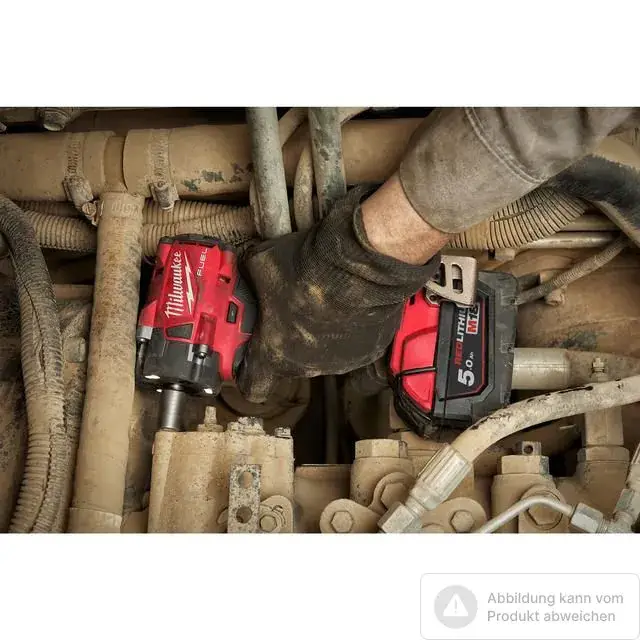 Garantierte Lieferung Milwaukee Akku Schlagschrauber 1/2" M18 FIW2F12-0, mit Sprengring, Befestigungsmoment 339 Nm,