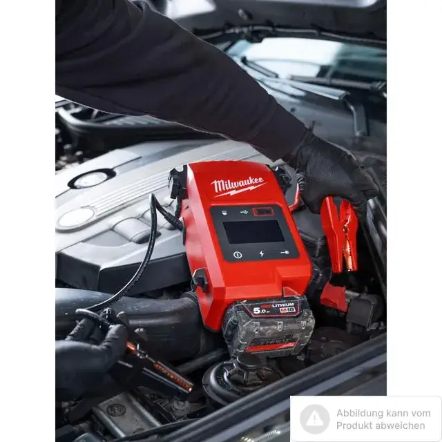 Milwaukee Akku-Starthilfe M18 JS2000-0, max. 2000A Spitzenstrom für Benzin/Diesel-motoren 8,1L/3,0L Preisreduziert