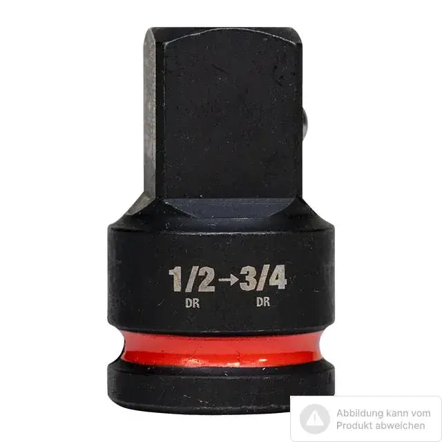 Milwaukee Shockwave Adapter 1/2" Vierkant auf 3/4" Vierkant Top-Preis