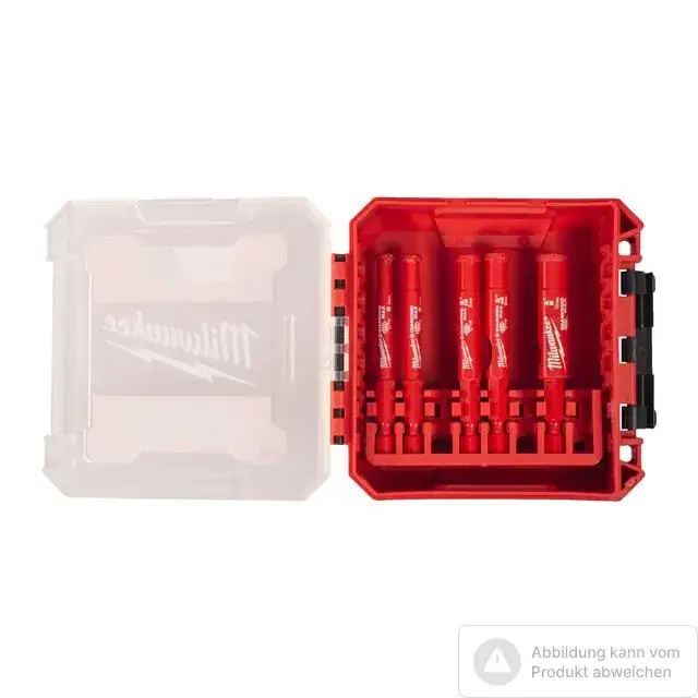 Milwaukee Diamantbohrer 1/4" Hex Set 5-teilig Echt
