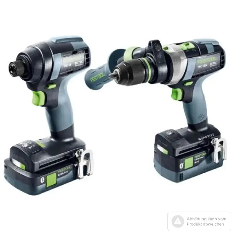 Festool Akku-Schrauber-und Bohrer-Set TID 18 5,2/4,0-Set TPC 18/4 mit TID18 5,2/4,0-Set und Markenware