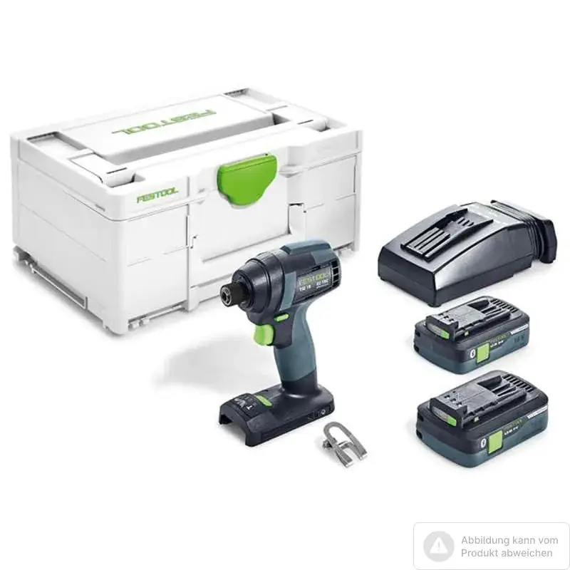 Bestpreis Festool Akku-Schlagschrauber TID 18 HPC 4,0 I-Plus für 18 Volt, mit 2 Akkus 4,0 Ah, Ladegerät