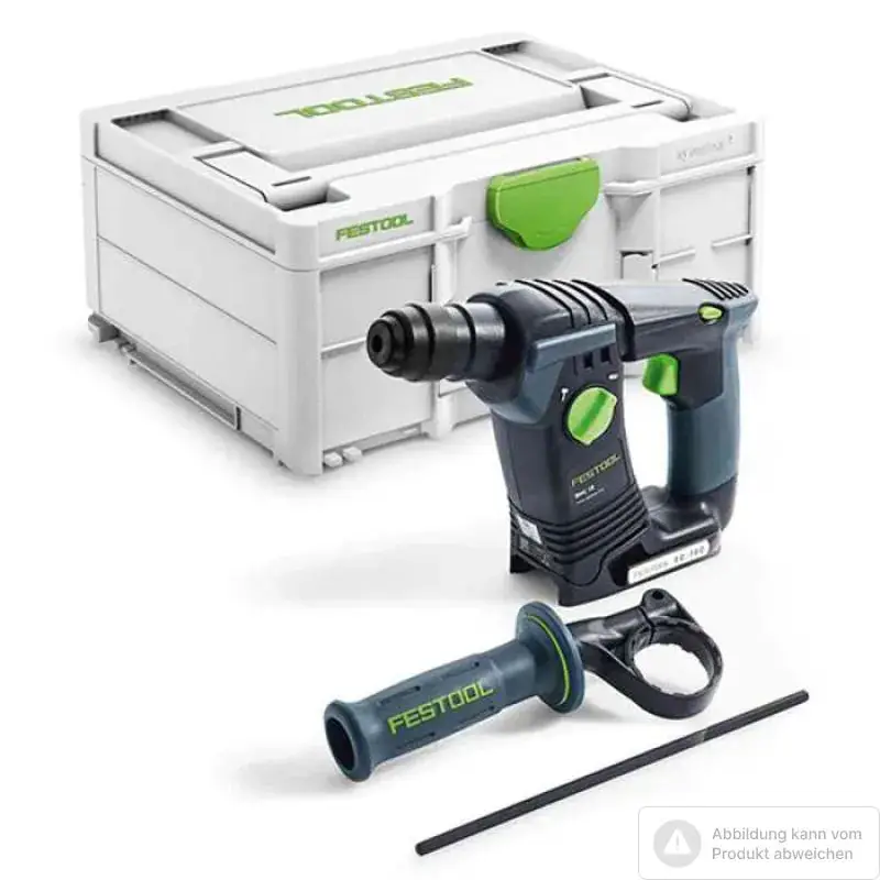 Finale Aktion Festool Akku-Bohrhammer BHC 18-Basic für 18 Volt Akkus, ohne Akkus, ohne Ladegerät