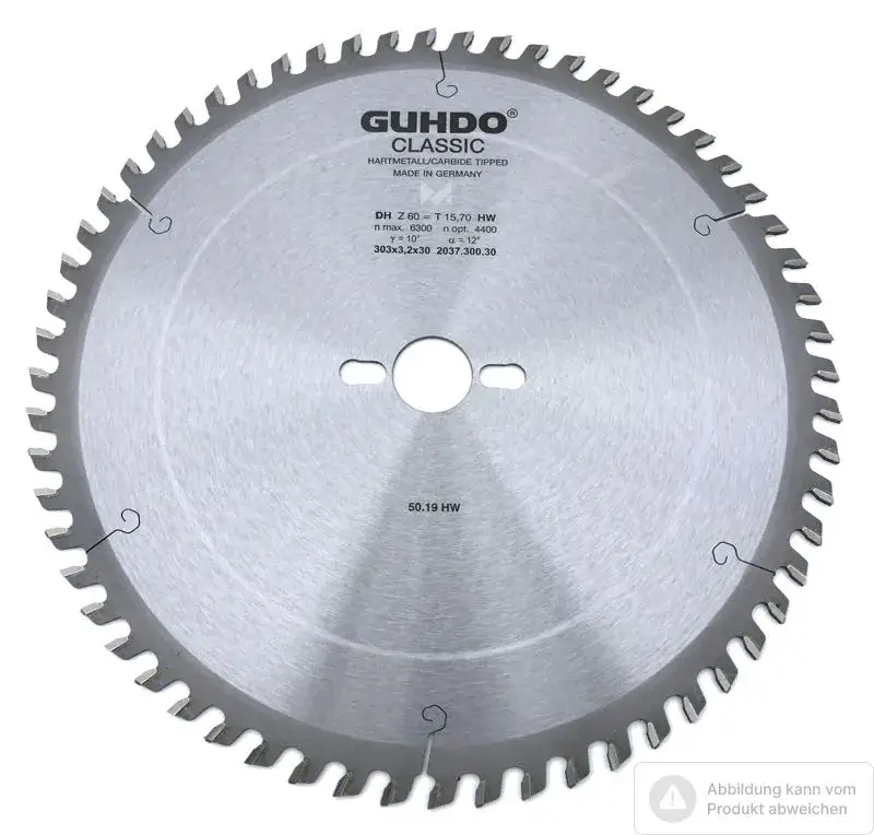 Must-Have Guhdo HM-Säge DH 303 x 3,2 x 30 mm Z 60 DH / CNL