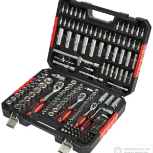 Top-Seller HM Müllner Steckschlüsselsatz 181-tlg. 1/2", 3/8", 1/4", aus Chrom-Vanadium