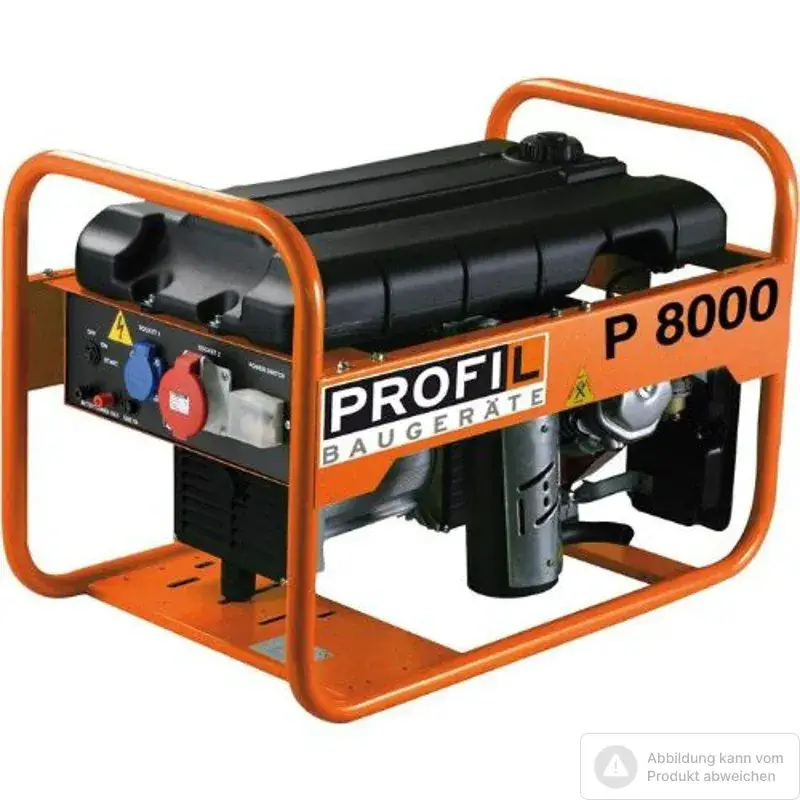 Zertifiziert Profil Stromerzeuger P 8000