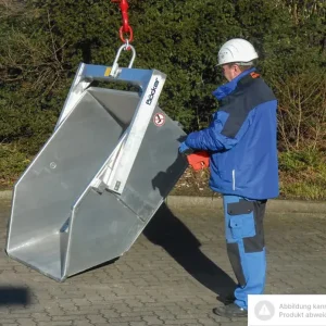 Böcker Kippmulde KM 1000 Tragfähigkeit 1000 kg, Fassungsvermögen 625 l Super-Preis