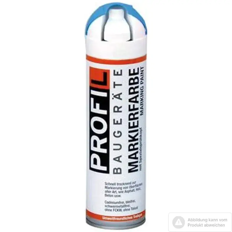 Preisreduziert Profil Markierungsspray, blau 500 ml, schnelltrocknend